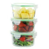 Kinetic 55041 Glassworks Oven Safe Glass Food Storage Container Set With  Lid- 18-Piece, 18 - Foods Co.