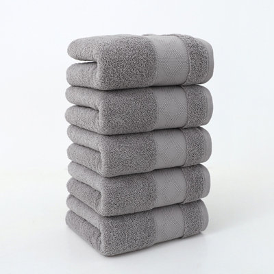 Towels Soft Highly Absorbent Hotel Spa Bathroom Towel Collection for Bathroom Kitchen | 13.3x27.9 Inch | Set of 5