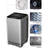 Portable 25LB Full Automatic Washing Machine with 10 Programs & 8 Water Levels Gray