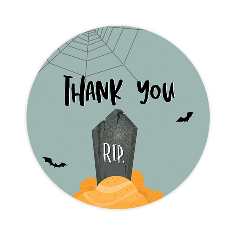 «Thank You RIP», autocollants d'Halloween joyeux
