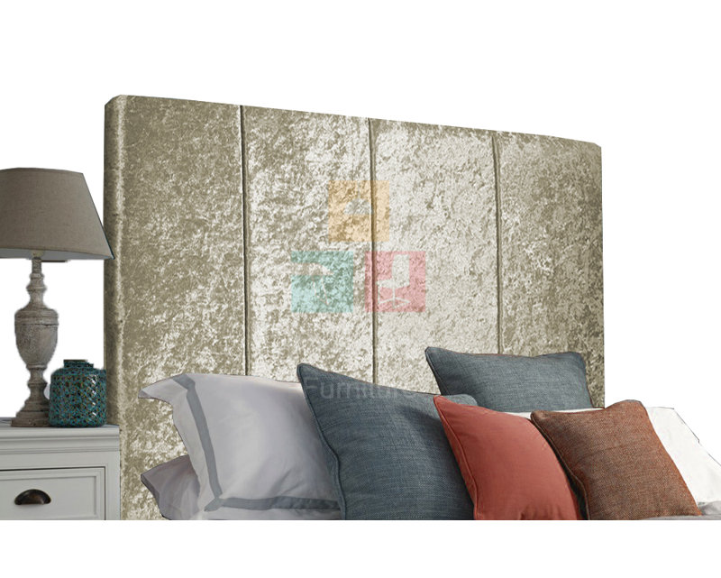 Alton Upholstered Headboard, Gold, Kingsize (5')