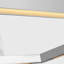 Mick De Giulio Stagger Halo 50 Uplight Linear Chandelier in Polished Stainless Steel-1389417342-1389417283