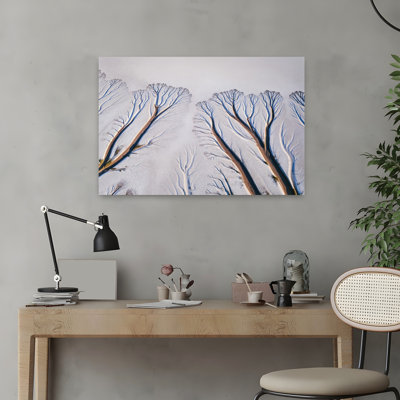 Aerial View Of Colorado River Delta, El Golfo Biosphere Reserve, Baja California Sur, Mexico Contemporary Wall Art