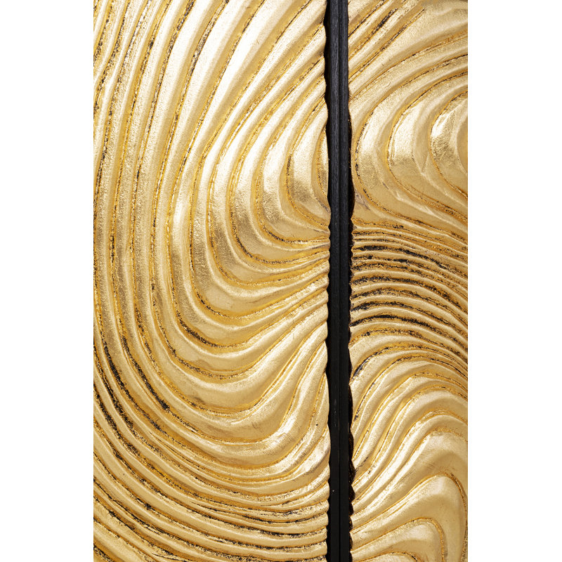 Wave Gold - 2 Piece Single Picture Frame Illustration