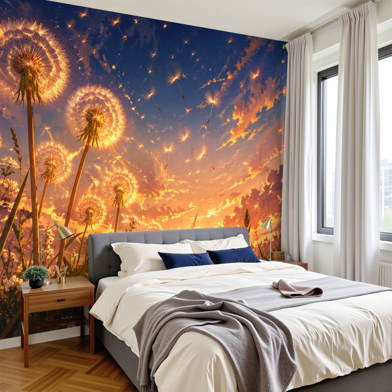 Adhésif mural amovible Peel and Stick, L 99,6 po x l 144 po