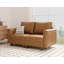  Canapé modulaire modulaire avec rangement, canapé modulaire rembourré et confortable pour salon, chambre à coucher, canapé causeuse, similicuir brun-278357183