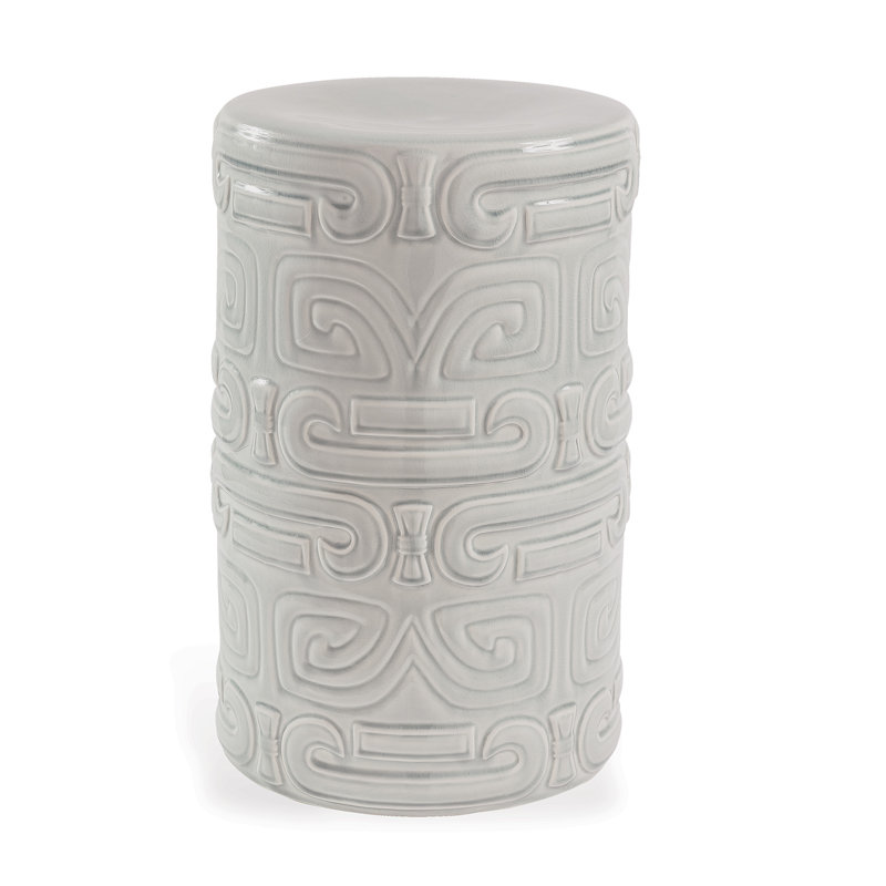 Dynasty Celadon Stool, Cream