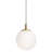 Lavdim 1 - Light Gold Simple Pendant