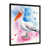 Impression noire sur toile encadrée sélectionné