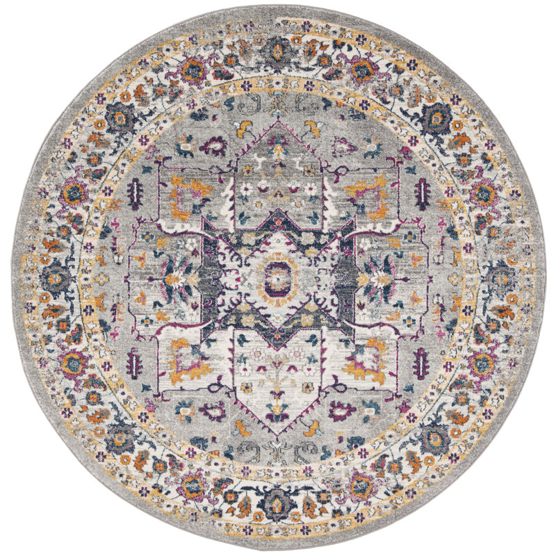 Balaton Performance Oriental Rug, Round 6'7"