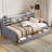 Upholstered Platform Bed With Drawers
