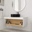 Ensemble de meuble-lavabo flottant 36 po - Design mural peu encombrant avec vasque-1805064821
