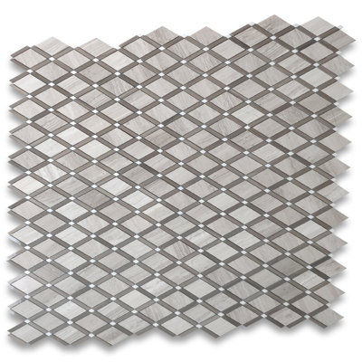 12" x 11" Marble Mosaic Wall and Floor Tile