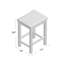 Quincy Solid Wood Stool