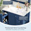 Meuble-lavabo 36 po avec lavabo en céramique-609063469