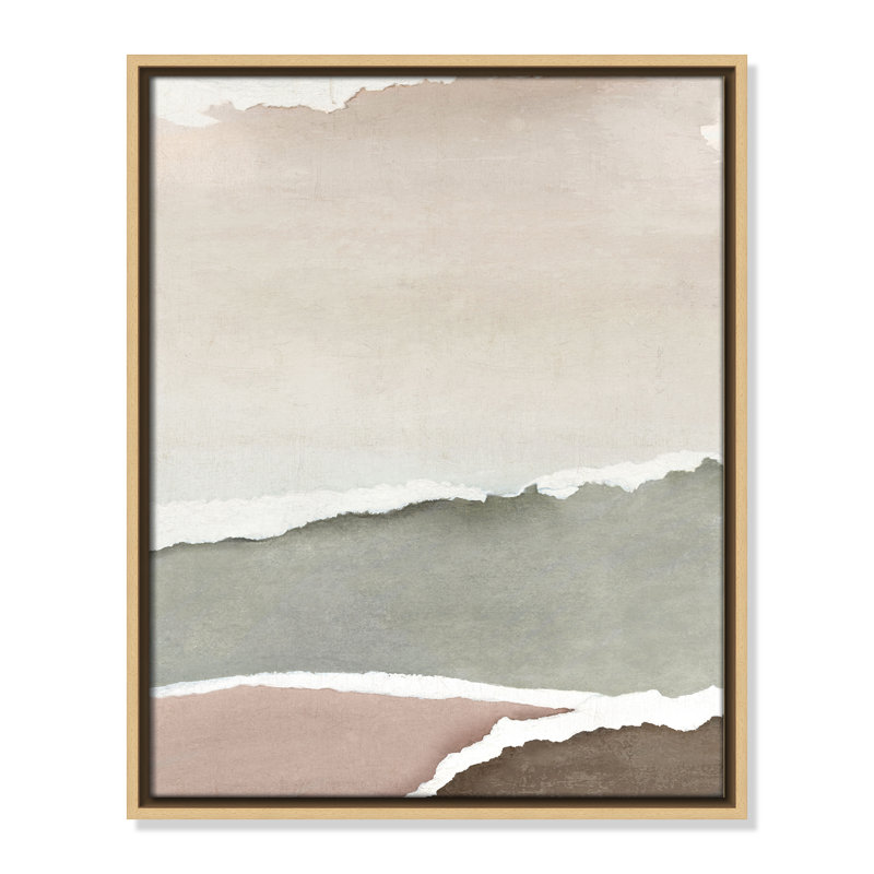 «Torn Whispers II» par Emma Peal, H 21,5 po x l 17,5 po, Flotteur naturel
