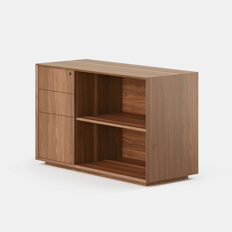 Credenza, Walnut, Left