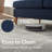Upholstered Square Arm Loveseat-902204780