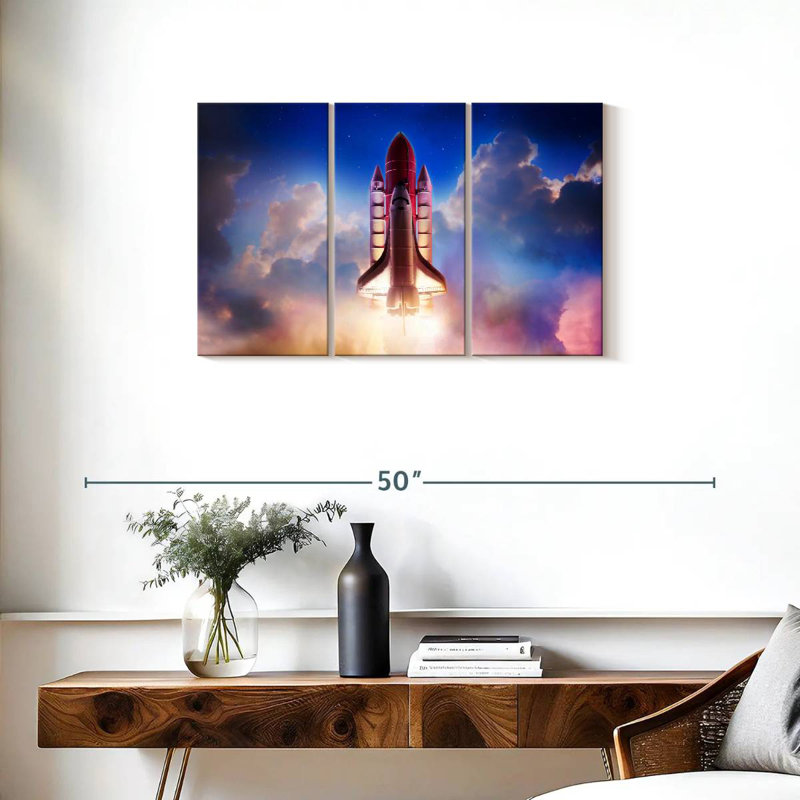 Oberle Rocket To The Sky, 20" H x 33" W