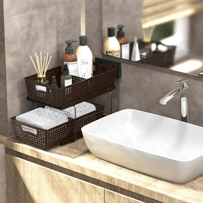 Tiroir coulissant / rangement sous le lavabo