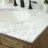 Hermes 32'' Single Bathroom Vanity with Carrara Marble Top-73359951
