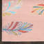 Tapis d'intérieur rose multicolore Arranjeet-107264554