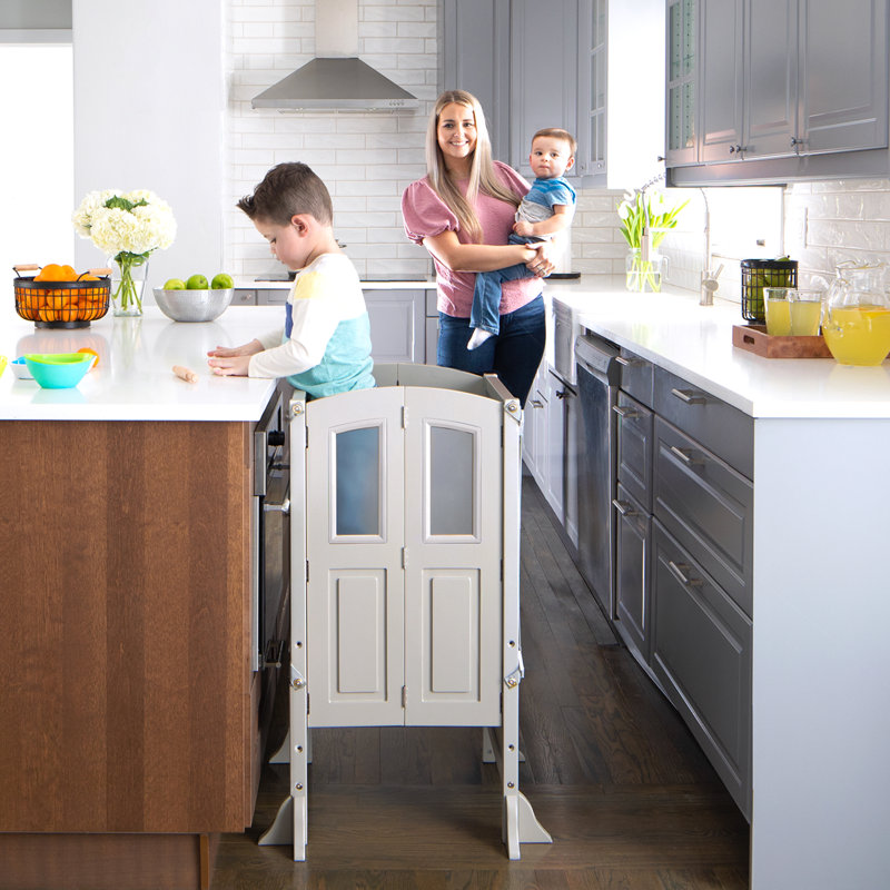 Marchepied pliable pour enfant Martha Stewart, Taupe