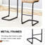 2 tabourets de bar 42,5 po Brown Tech