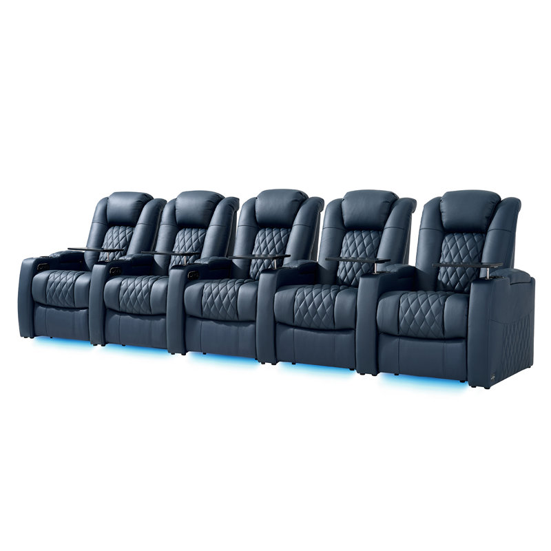 Fauteuil de cinéma inclinable Power Zero Gravity, Bleu