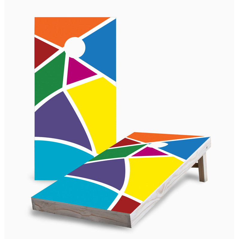Ensemble de planches de jeu de cornichon abstrait 2 x 4 | Comprend (2) planches (8) sacs et accessoires optionnels