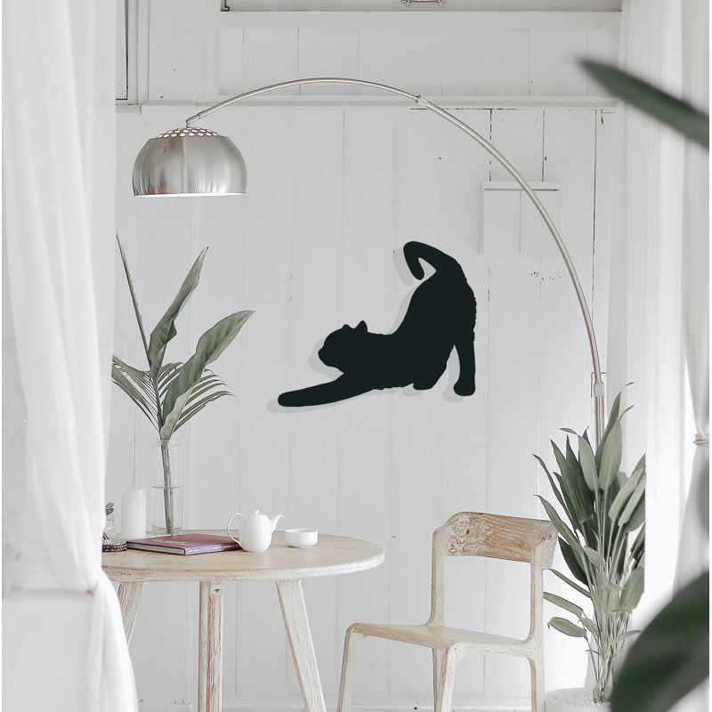 Cat Stretching Wall Décor