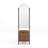 Arched Full-Length Mirror, 3-In-1 Hall Tree Freestanding Body Dressing Mirror Entryway Storage With 2 Drawers For Catchall, Organizer, Walnut