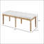 Banc de chambre 46 po