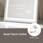Iron Rectangle Leaning Vanity Mirror