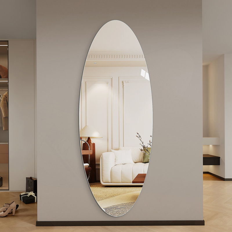 Full Length Wall Mirror, Oval Mirror For Entryway, Bedroom