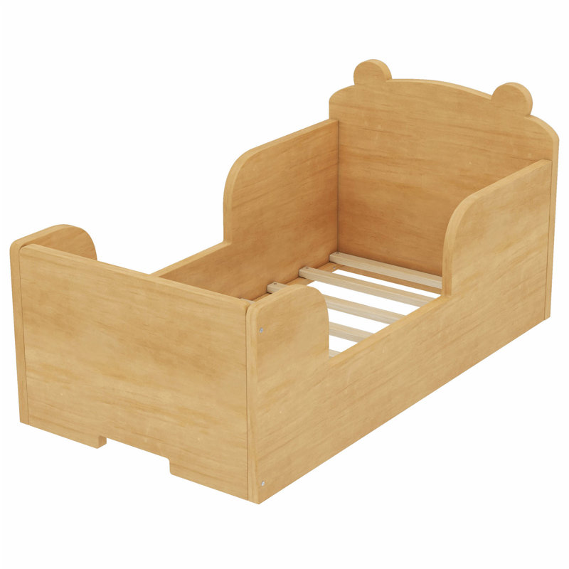Toddler Floor Bed Frame, Natural