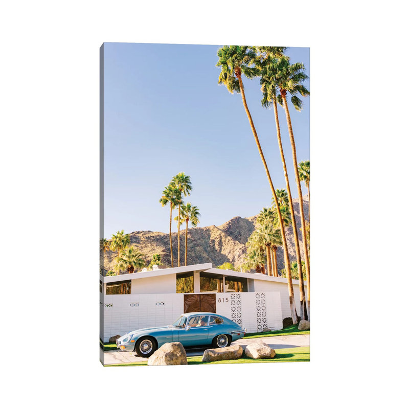 Palm Springs Ride VIII par Bethany Young - Estampe numérique sur toile tendue avec châssis, H 18 po x l 12 po x 1,5 po