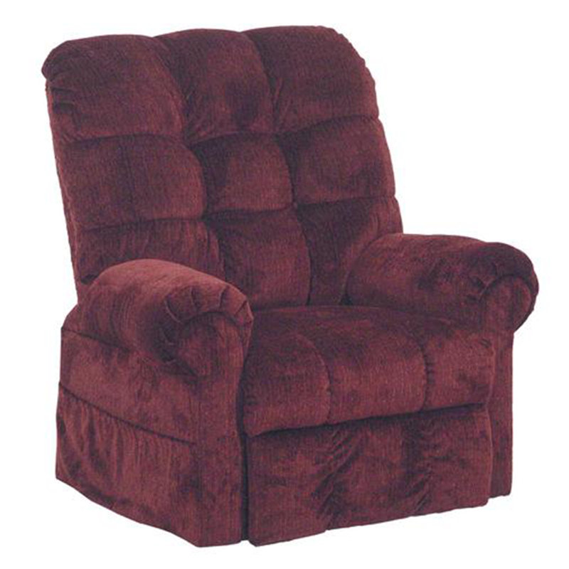 Bairoil Upholstered Lift Assist Power Recliner, Red