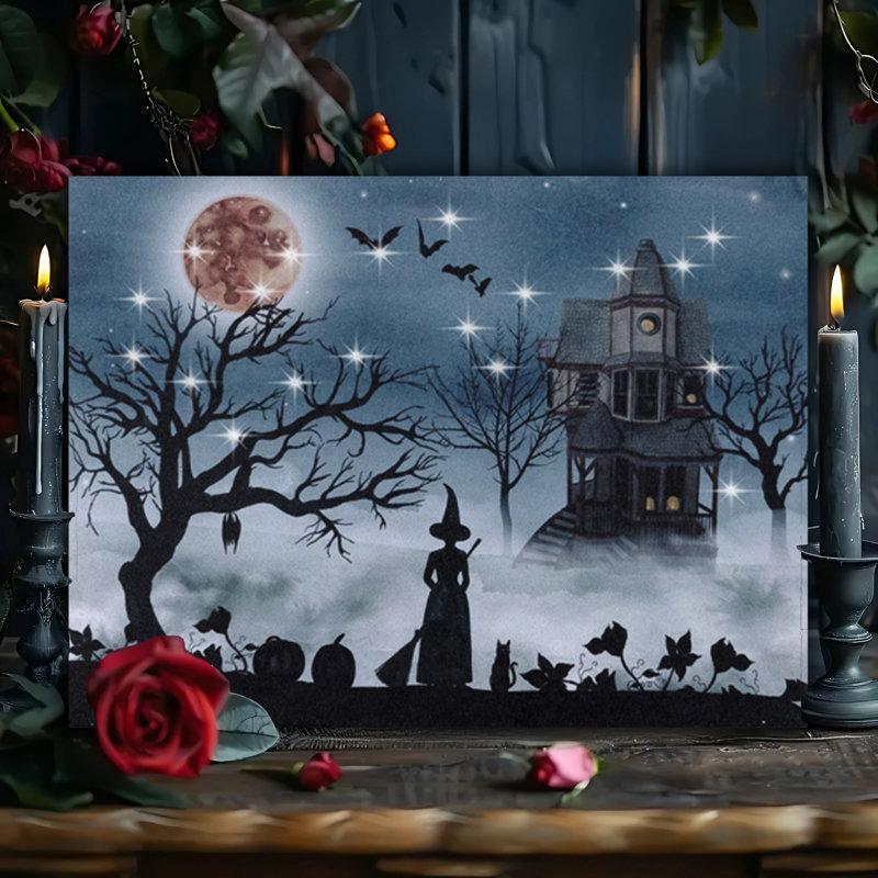Art mural à piles - Nuit d'Halloween