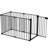 6-Panel Metal Adjustable Pet Gate-1544662633