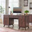Bureau de direction cannelé de 152 cm (60 po) avec station de recharge et tiroir à dossiers suspendus-1761008636