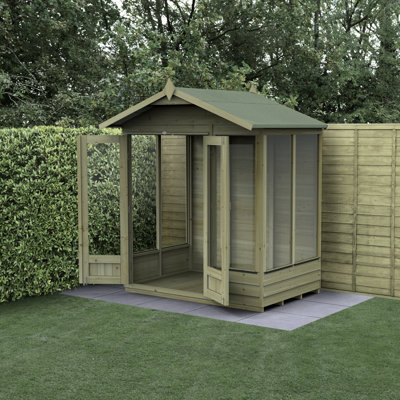 4LIFE Apex Summerhouse 6x4 - Double Door - 5 Window