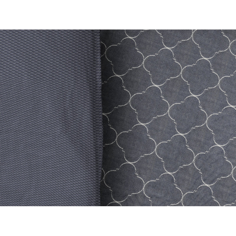 Uppingham Geometric Shapes Duvet Cover Set with Pillowcases, Single - 1 Pillowcase (80 x 80 cm), Dark Blue