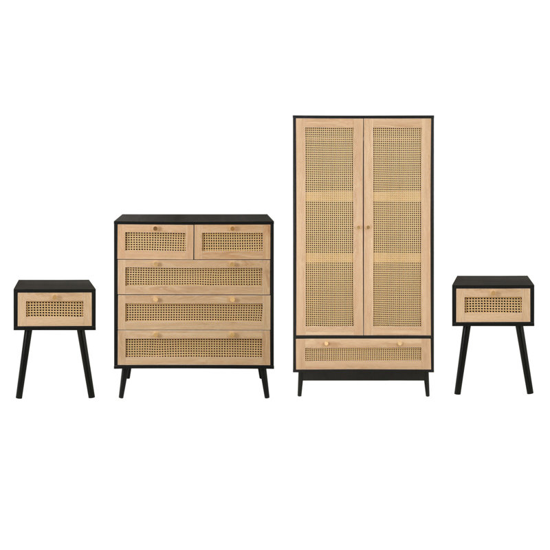 Croxley Piece Bedroom Set, Black