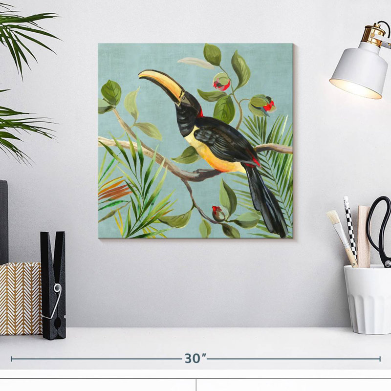 Brampt Paradise Toucan II, 16" H x 16" W