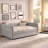 Daybed with Trundle Upholstered Tufted Sofa Bed, Full Size, Boucle Fabric,(83"x58.5"x29.5")-1764002192