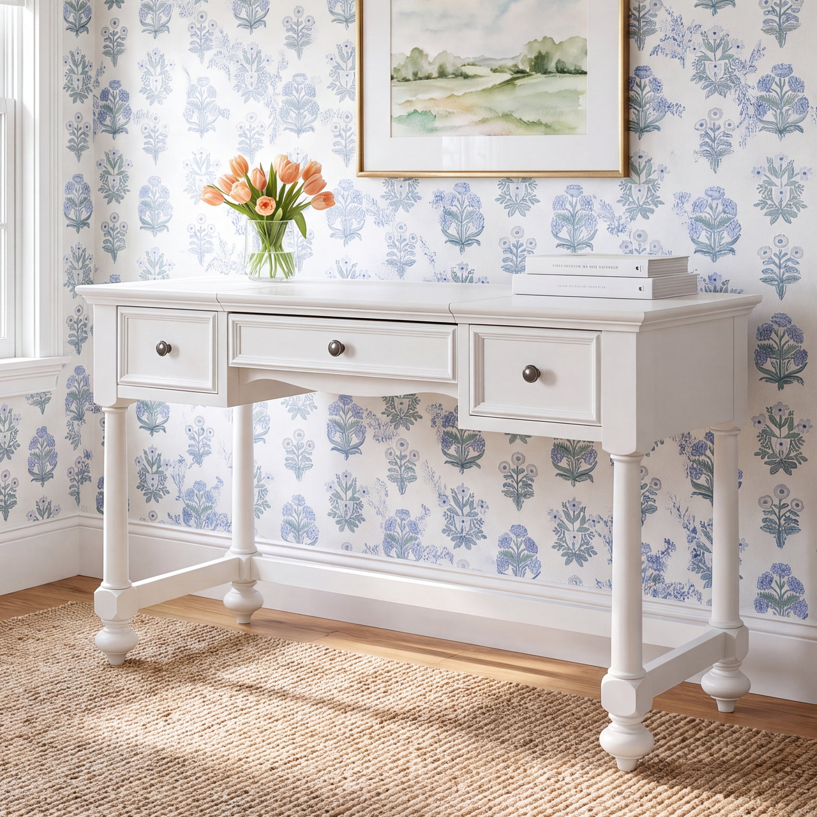 Madison Aston Writing Desk with Hutch
