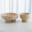 Priory Low Bowl-Travertine