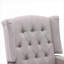  Fauteuil inclinable à bascule moderne et pivotant, 3 pièces inclinables réglables à 360 degrés, beige neutre pour la chambre à coucher du salon