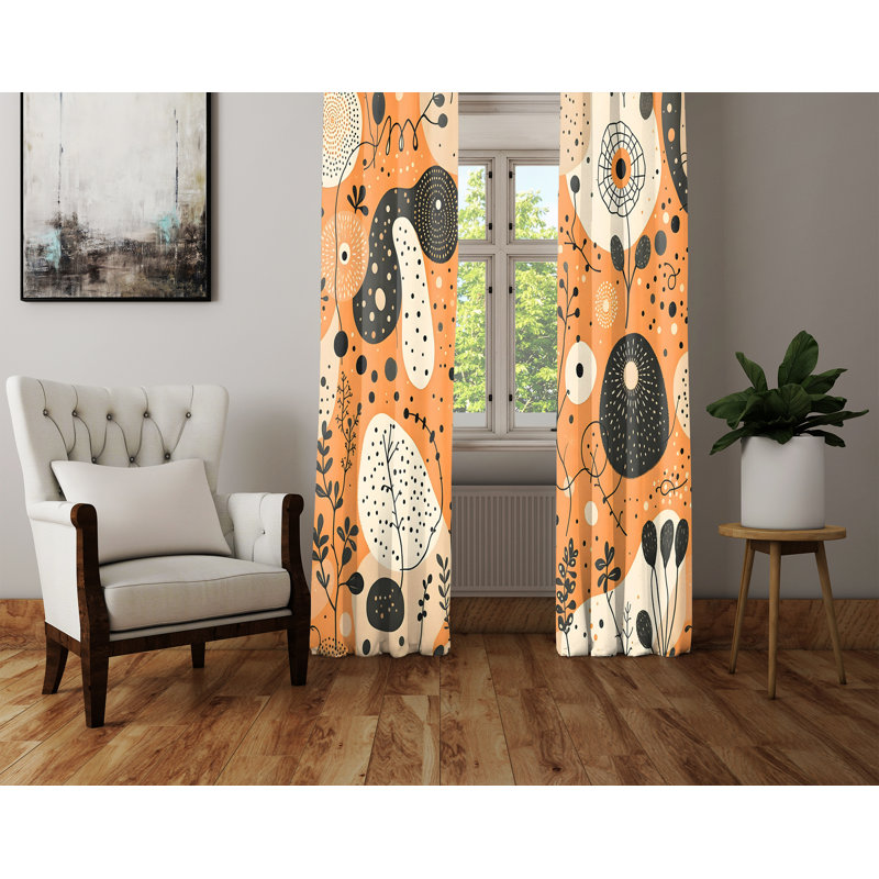 Window Curtains (WC01618), 20" W x 52" L
